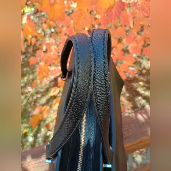 Kate Spade Carena Key Street Pebble Leather Black Bag Purse Crossbody Bag - Picture 14 of 15